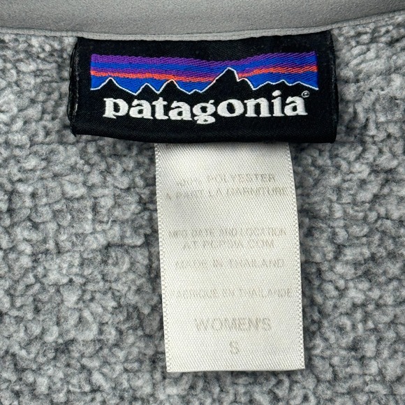 Patagonia Better Sweater Jacket‎ Womens Small Gray Full Zip Fleece Logo 25541 - Picture 3 of 11
